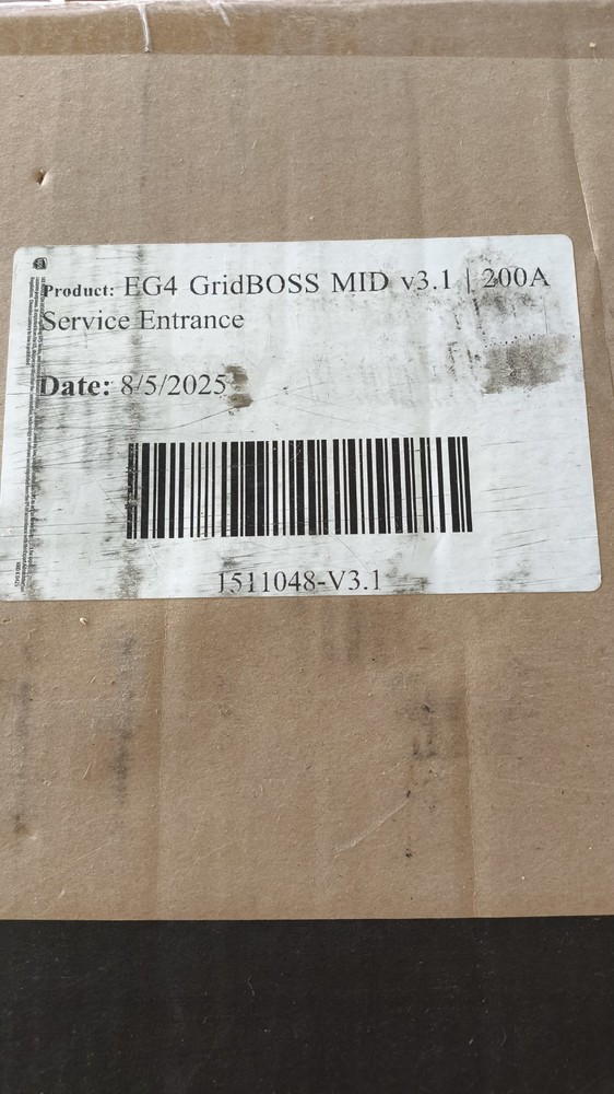 EG4 GridBOSS MID v3.1 200A