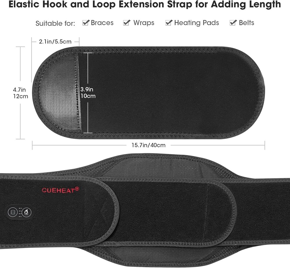 Adjustable Hook and Loop Belt Extender Strap - Multipurpose Extension Tool