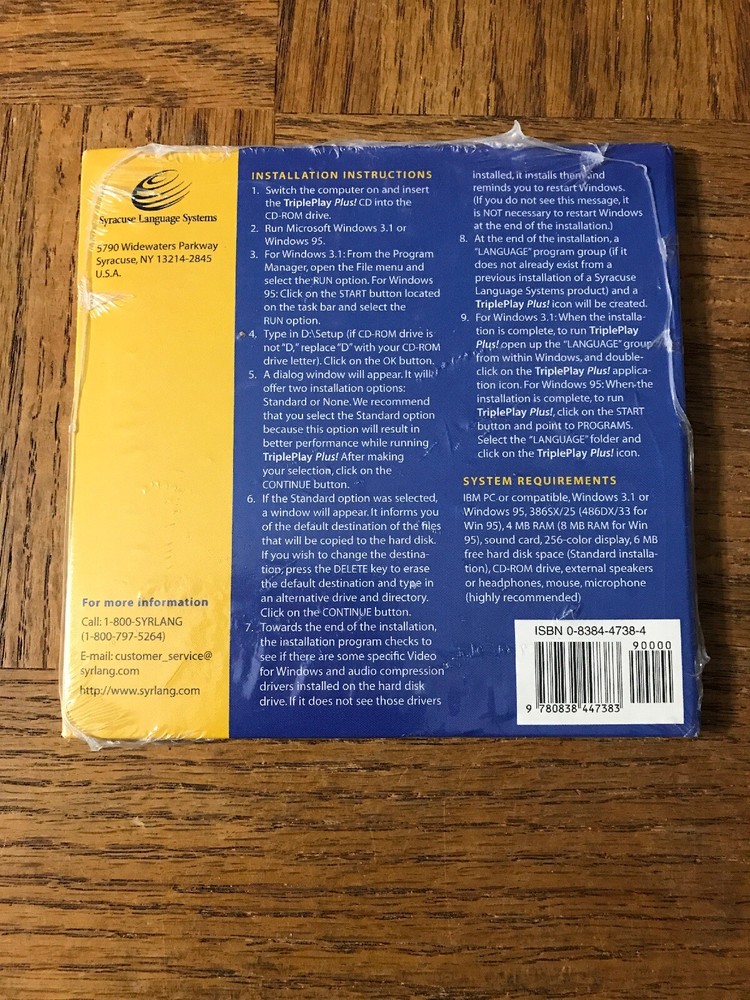 Triple Play Plus Spanish PC Cd