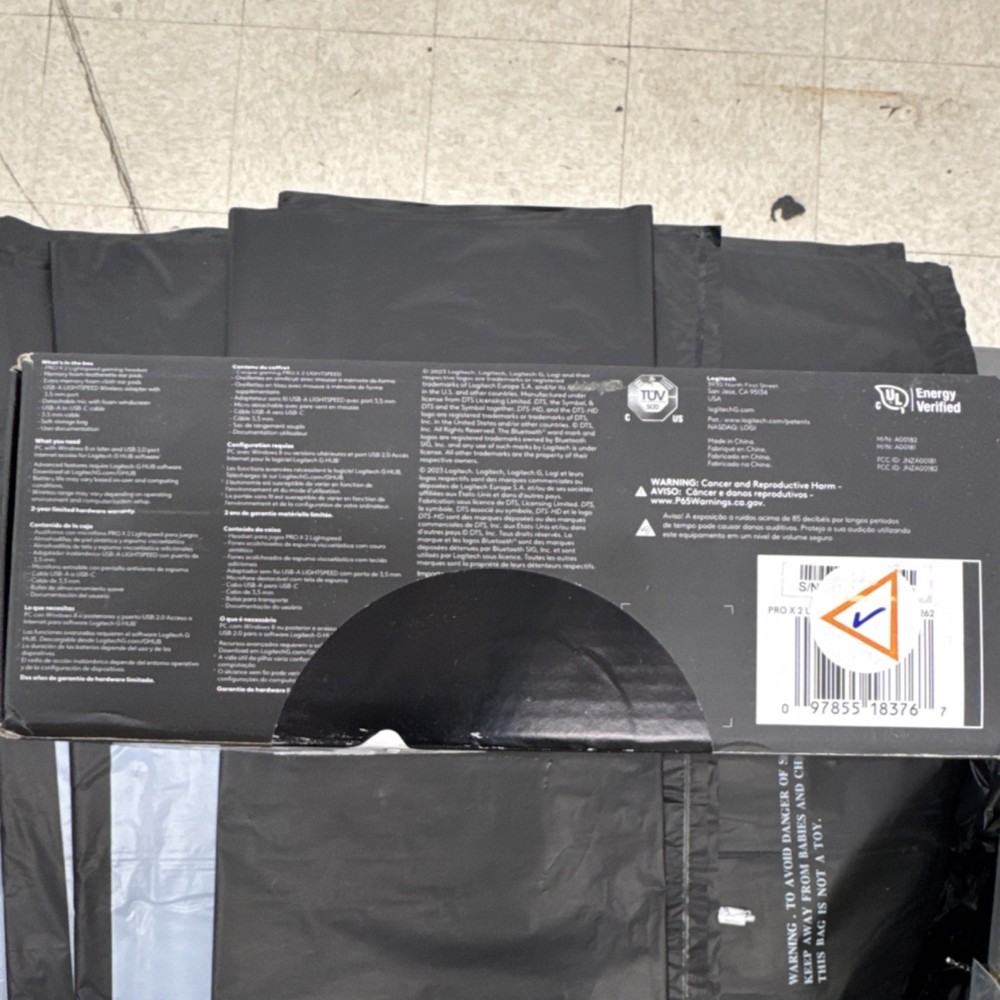 Logitech PRO X 2 LIGHTSPEED Wireless Gaming Headset Bluetooth Black