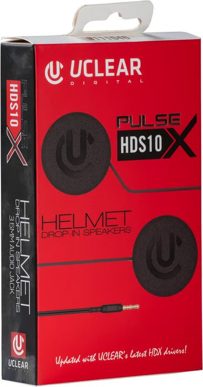 U-Clear HDS10X Helmet Speakers Motorcycle Street Bike Dirt Bike 111046