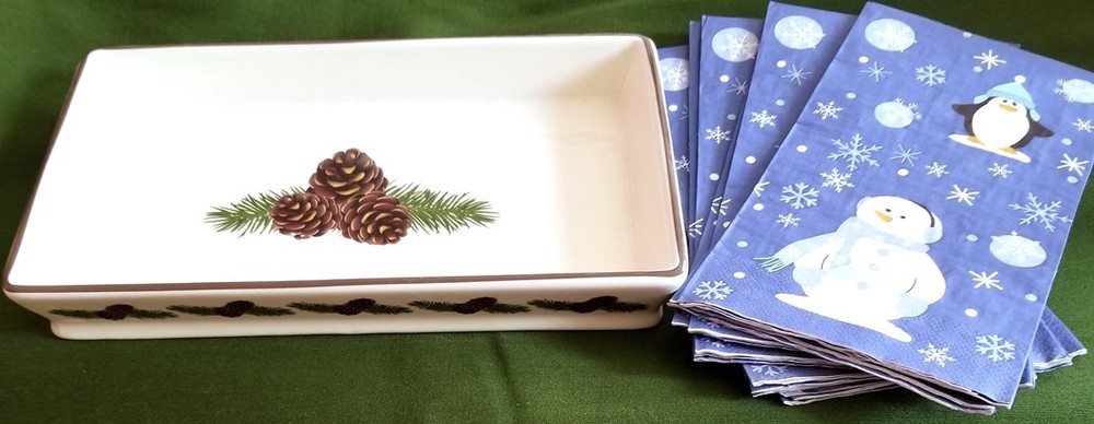 Very Nice 6” Ceramic Autumn Dish