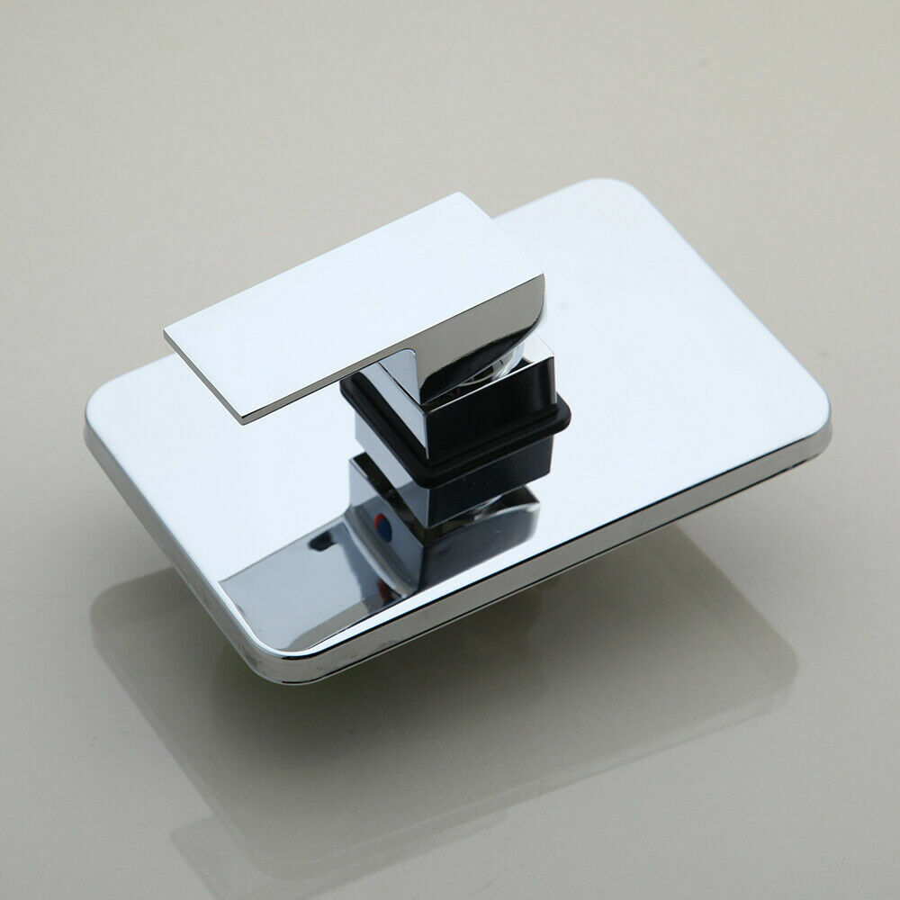 Chrome Wall Mount One Handle Solid Brass Shower Mixer Faucet Control Valve