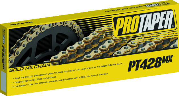ProTaper 428 MX Chain 134 Links Gold
