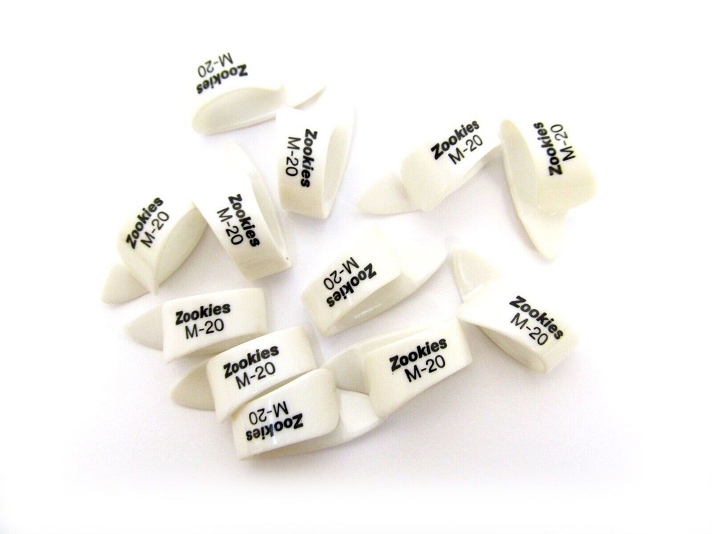 Dunlop Thumb Picks Zookies 12 Pack 20 degrees Medium