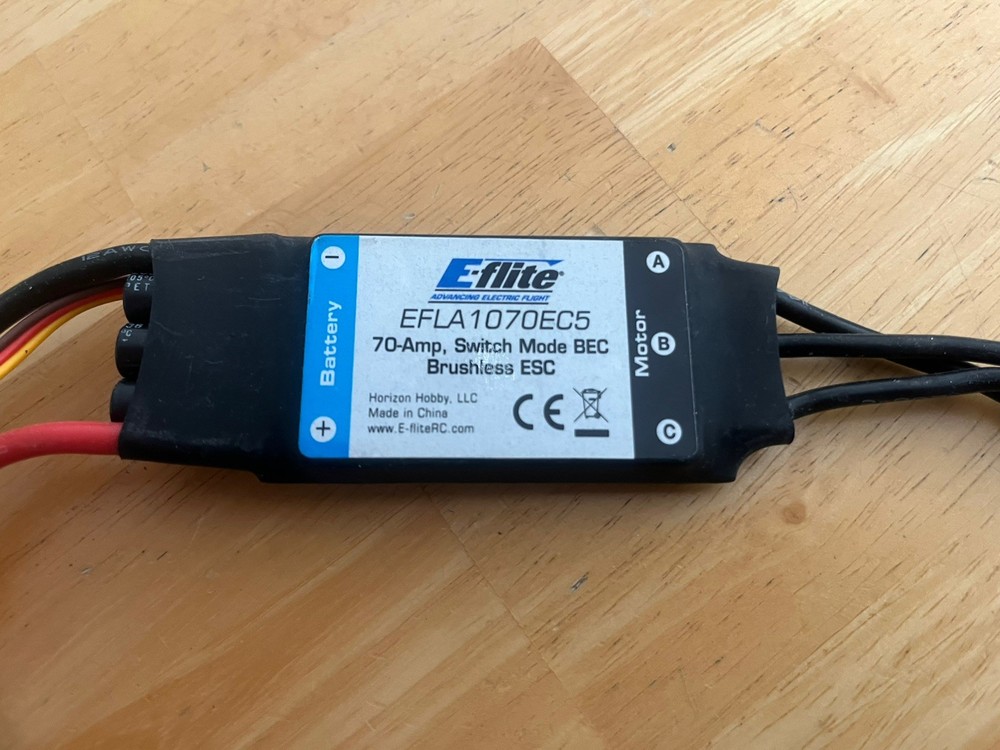 E-flite 70 amp Brushless ESC Electronic Speed Controller