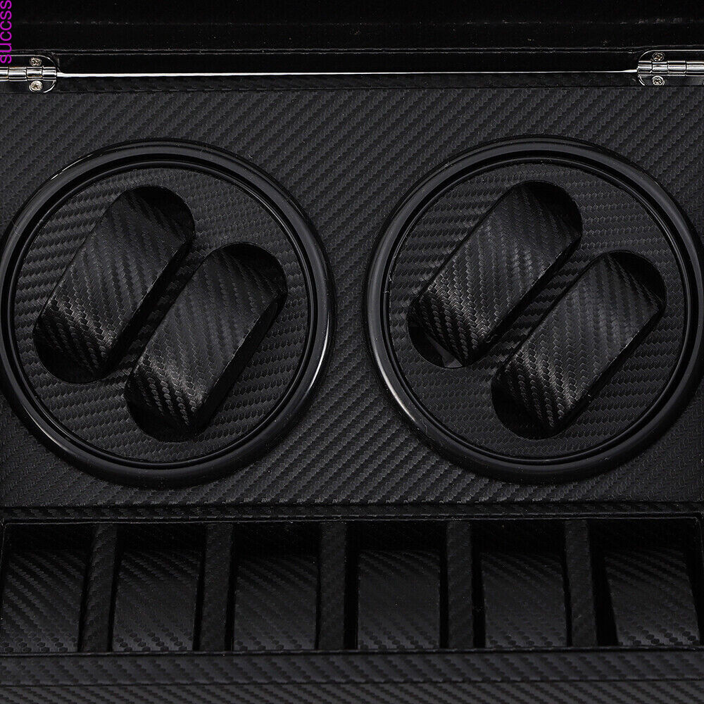 4+6 Automatic Rotation Watch Winder Box Storage Case Self Winding Display Box