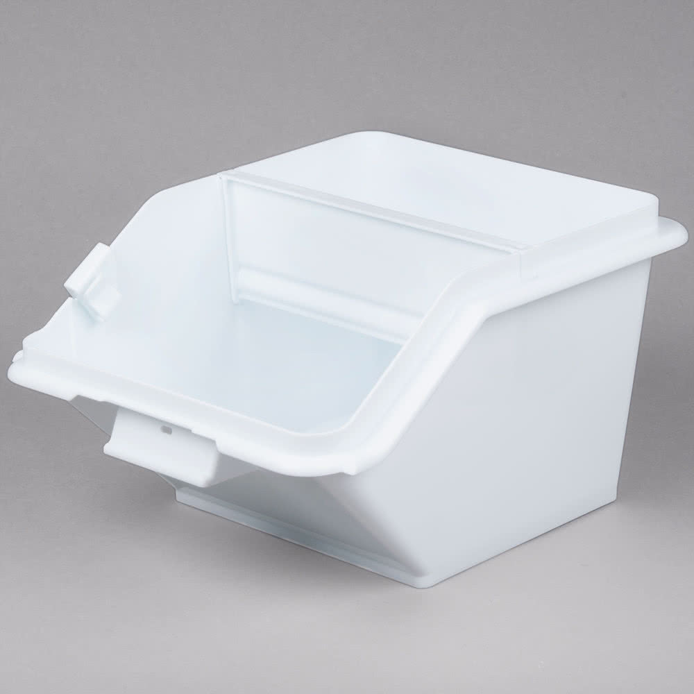 Rubbermaid 2.6 Gallon ProSave Shelf Ingredient Bin with 1/2 Cup Measuring Scoop