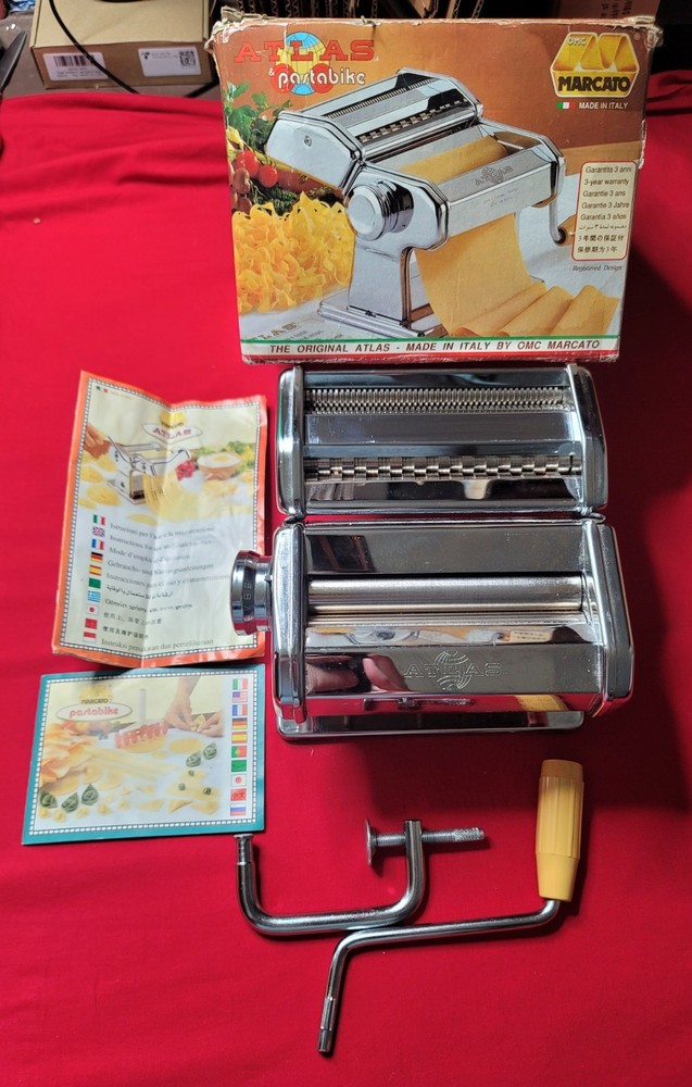 Marcato Atlas 150 Pasta Maker Machine Made in Italy **Missing Pastabike**