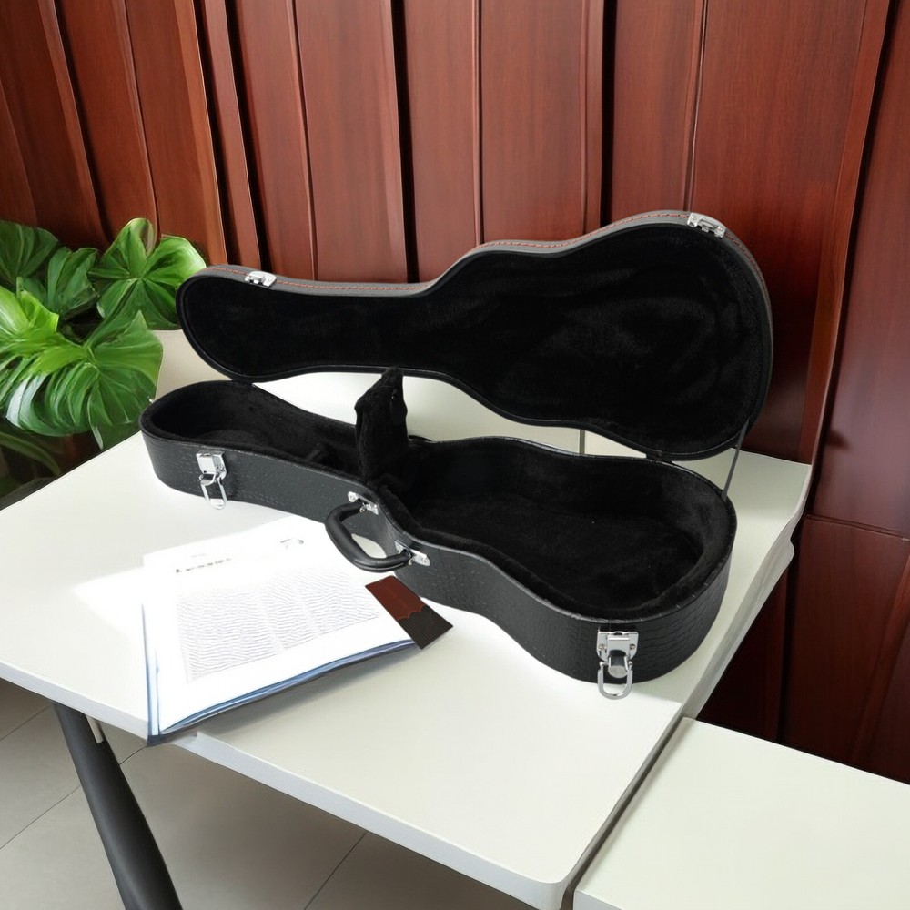 26-Inch Ukulele Hardshell Case - Molded To Body​, ​Python Embossed Texture & PVC