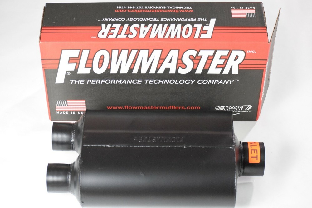 96-99 Chevy GMC 3" Dual Exhaust Kit Flowmaster Super 40 Slash Side Exit