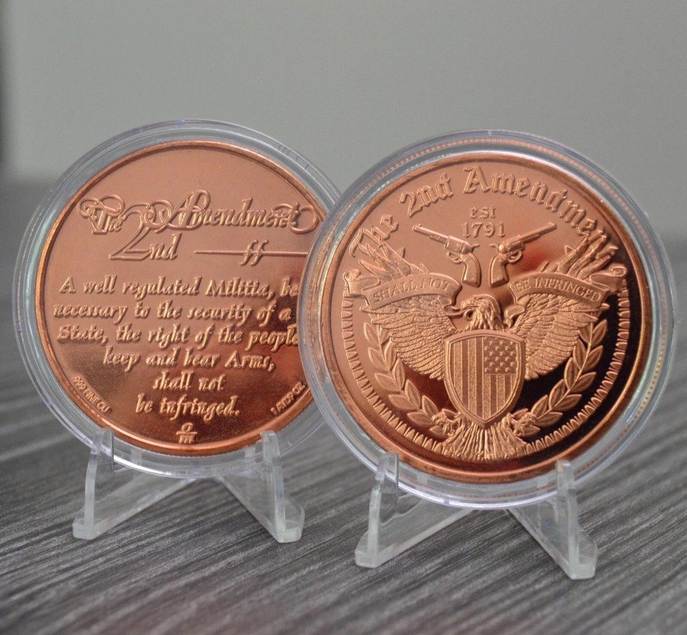 1 oz Copper Round SECOND AMENDMENT