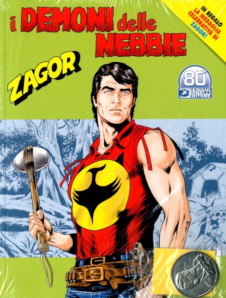 comic ZAGOR Bonelli number 720 + ZAGOR MEDAL