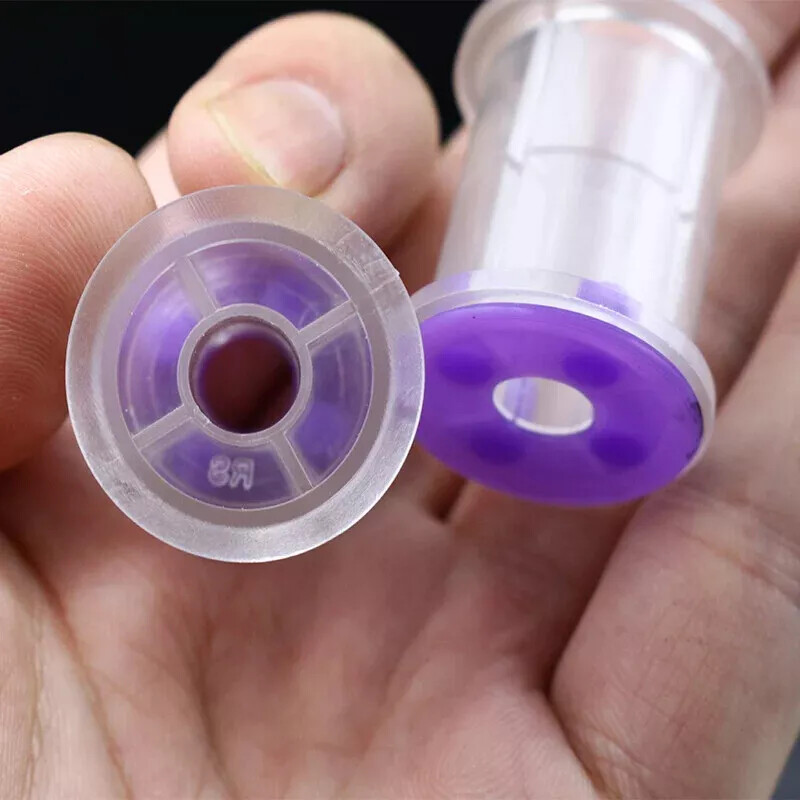 20pcs Empty Fly Tying Bobbin Spools High Polymer Material Standard Size Tools