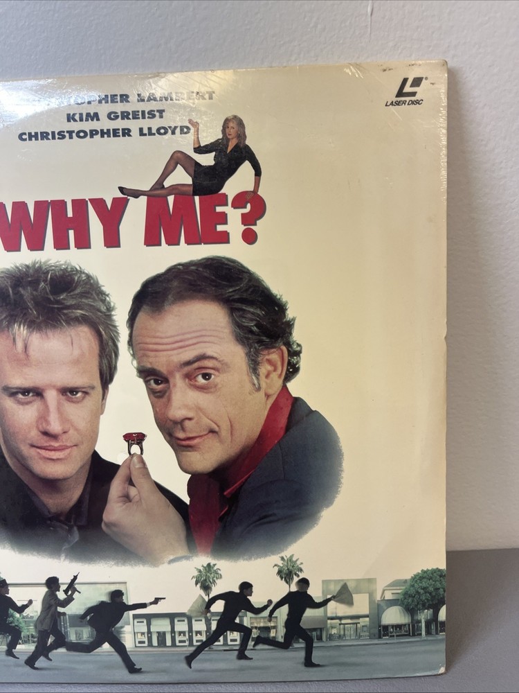 Why Me? Christopher Lambert Kim Greist Christopher Lloyd 1990 Crime Caper Comedy