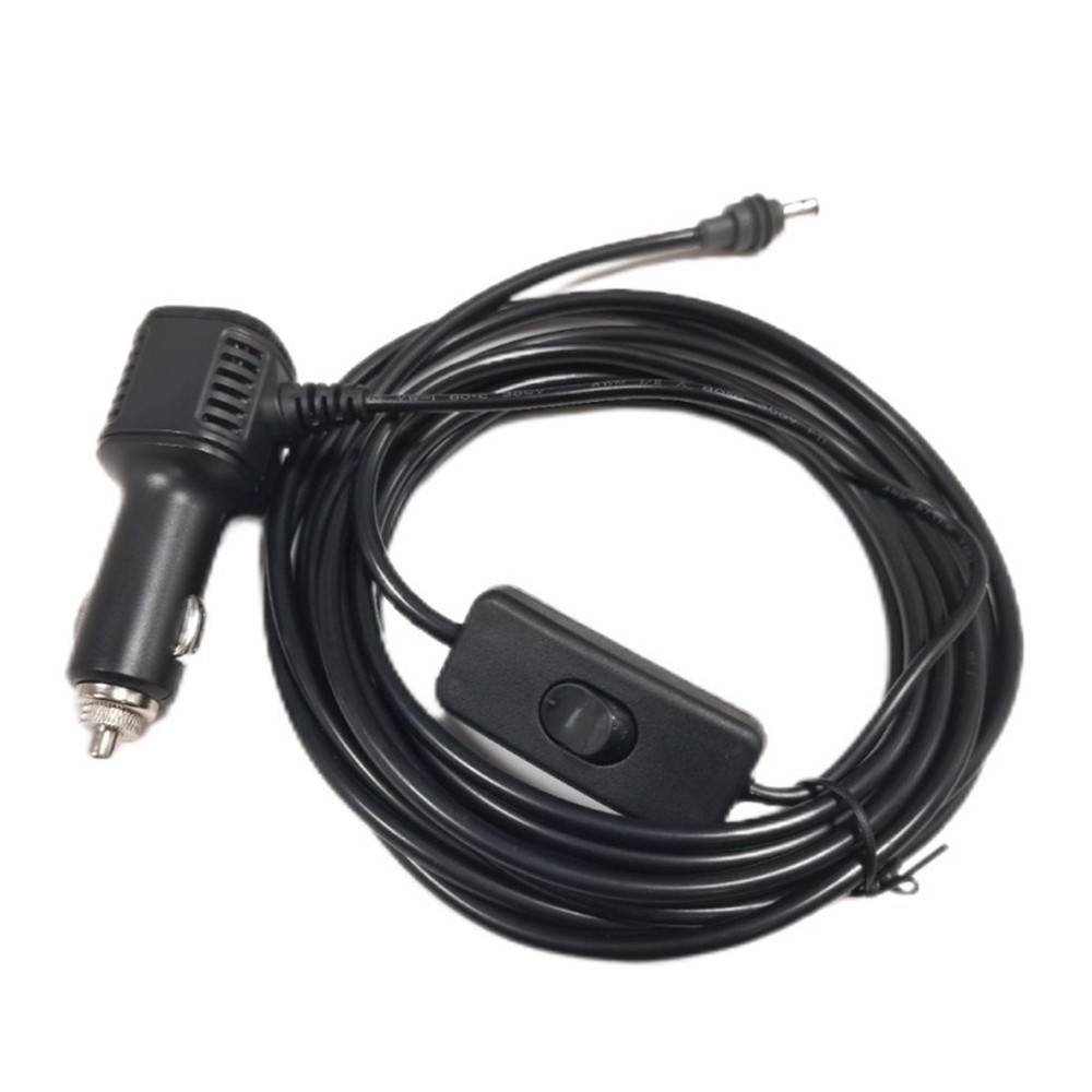 Multi Device Compatible 5M Vehicle Charger Power Cable with Real Voltmeter