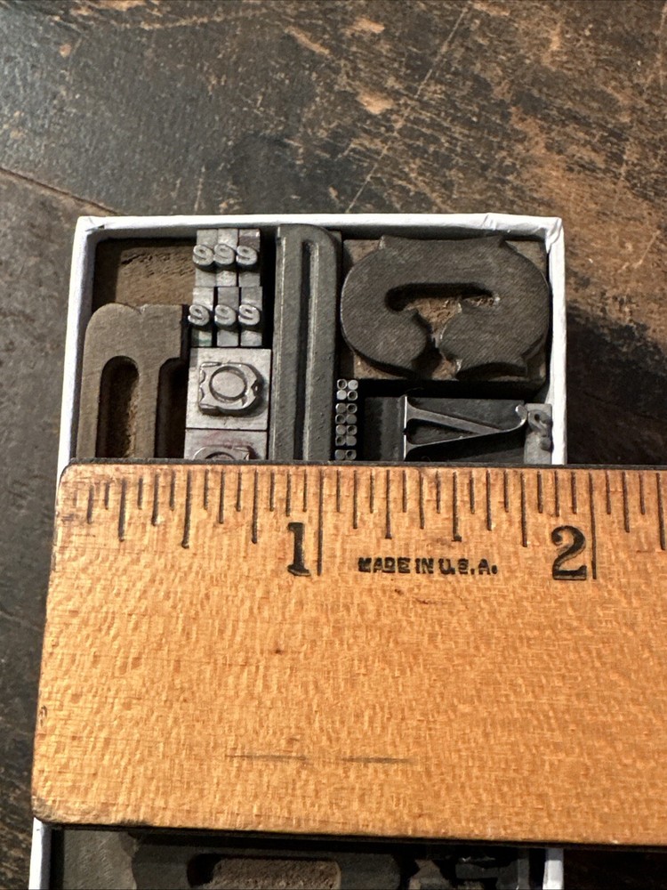 Printing Blocks “ Ornamental Borders Dingbats” Variety #LA