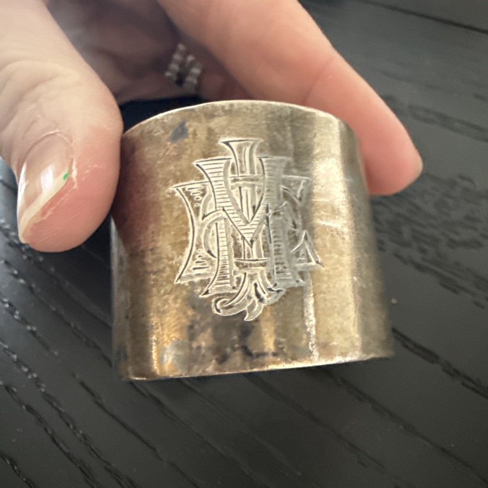 Sterling Silver Napkin Ring Antique
