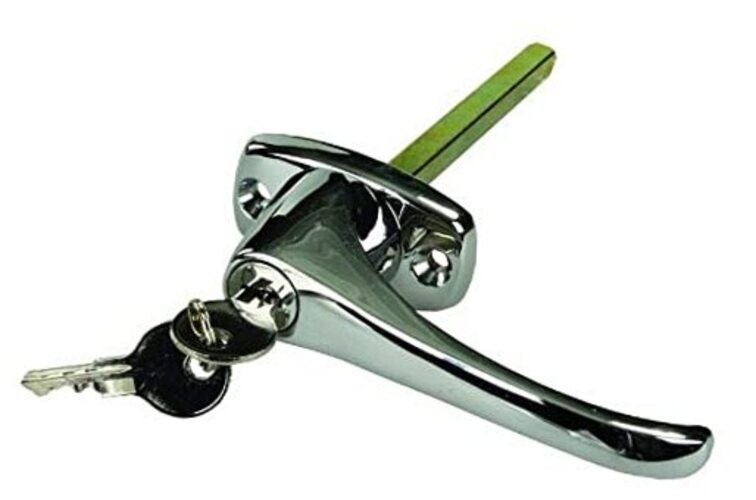 10895 Locking L-Handle, Chrome