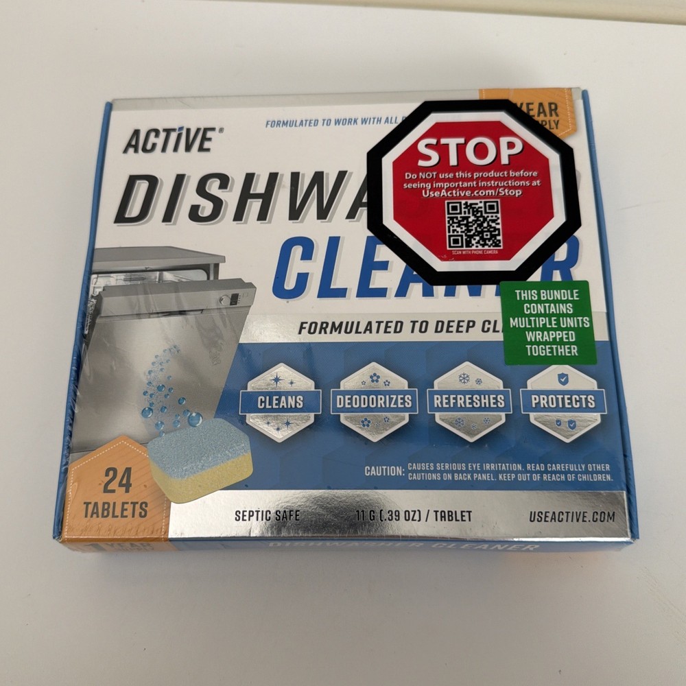 Washing Machine And Dishwasher Cleaning Tablets Bundle Includes 12 Month Supply
