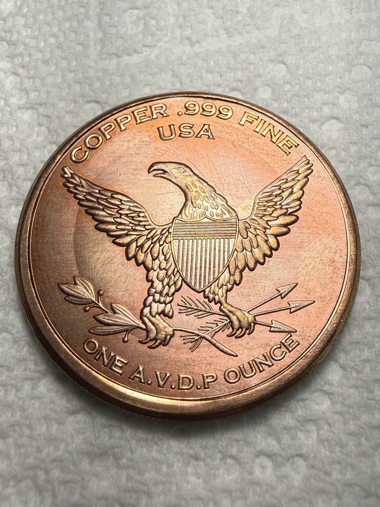 1oz LEGENDARY DRAGON COPPER ROUND