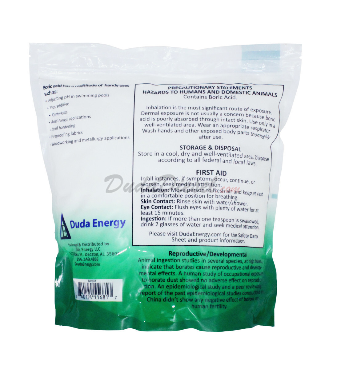 Duda Energy Butylated Hydroxytoluene (BHT) 99+% Purity Granular White Crystals