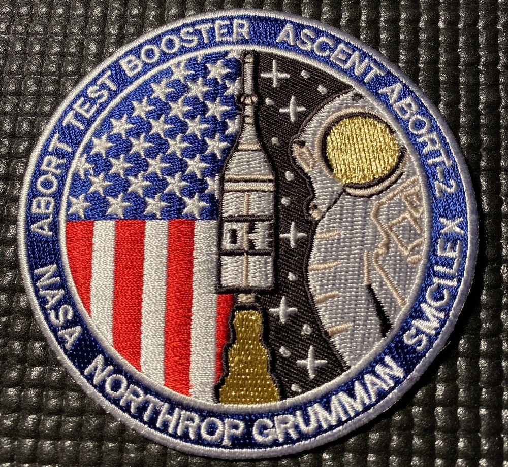 NASA NORTHROP LAUNCH & TEST - ABORT TEST BOOSTER ASCENT SPACE PATCH- 3.5”