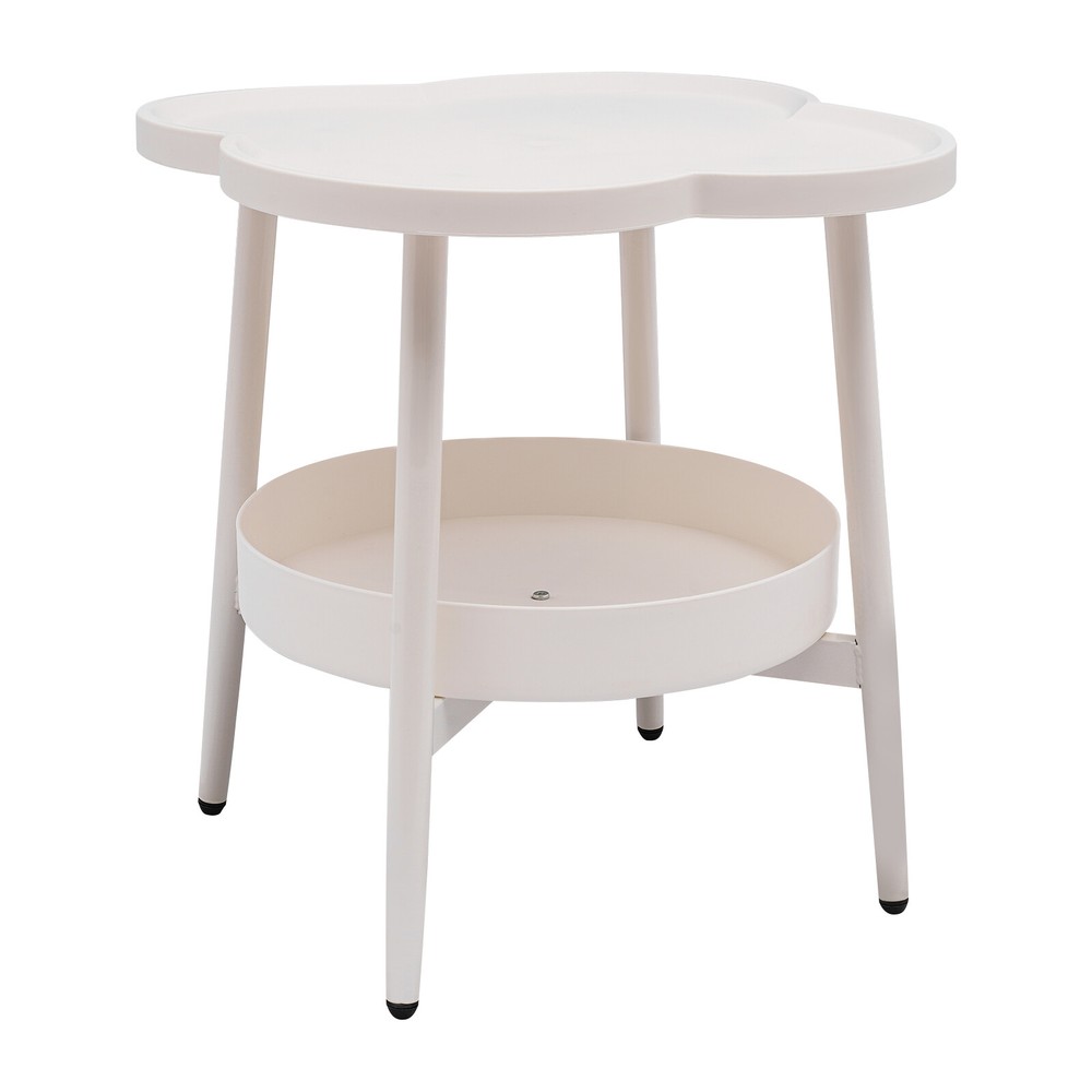 Four-leaf Clover Shape End Table Coffee&Tea Table Sofa Side Snack Table?????