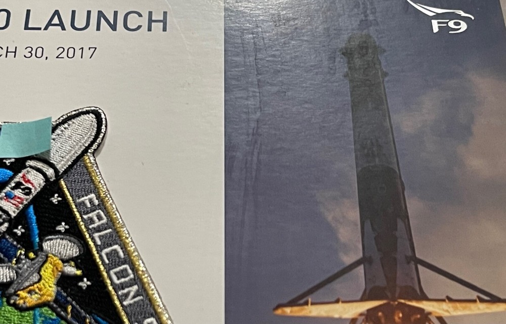 SES-10 LAUNCH SPACEX SPACE X EMPLOYEE NUMBERED AUTHENTIC PATCH PRESENTATION🚀