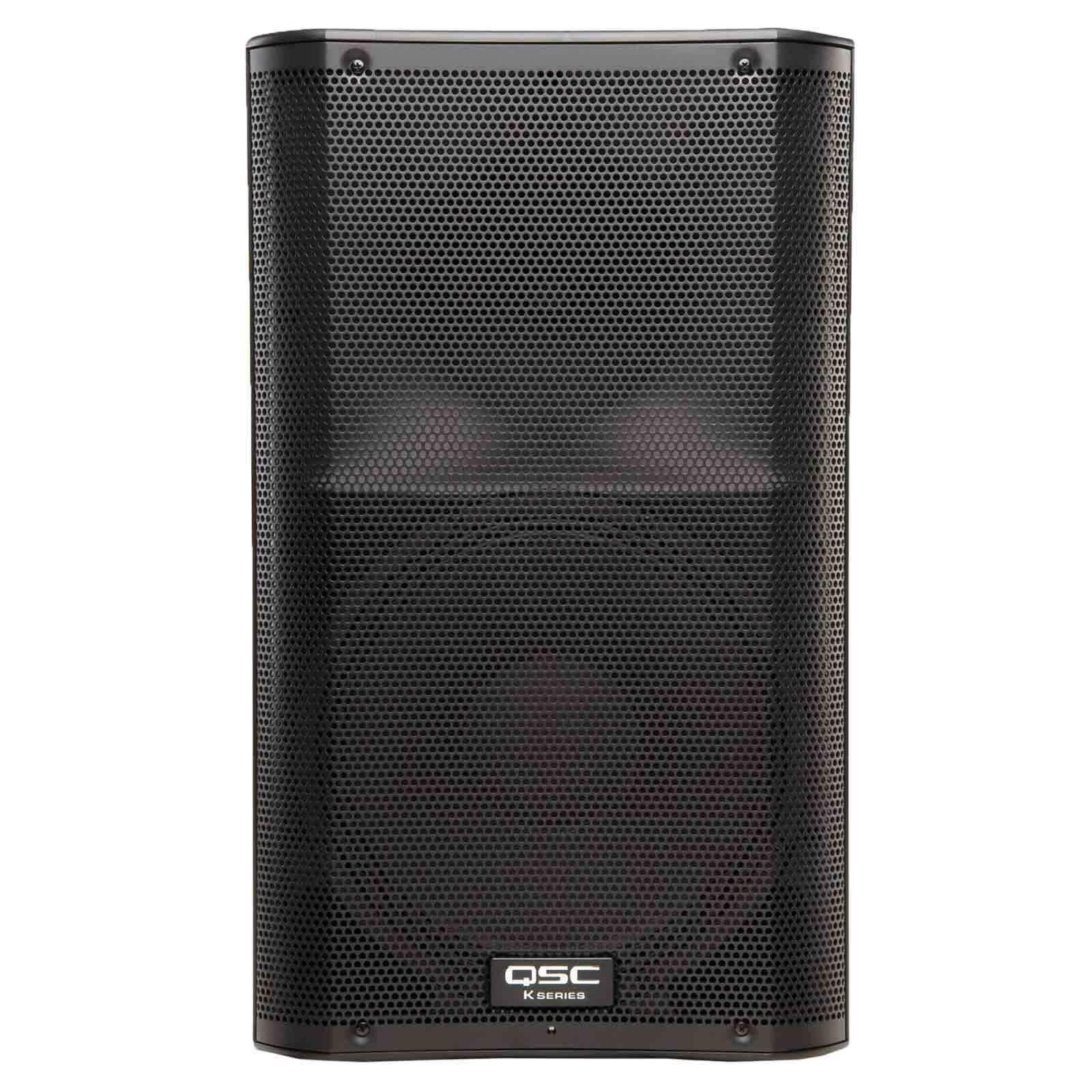 QSC K12 Speaker Replacement Grill / Grille with logo in Black