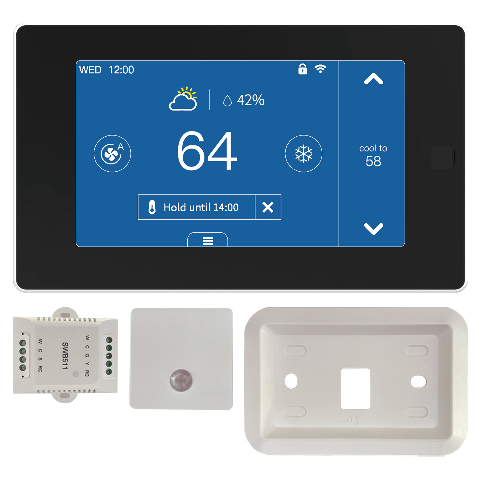 MOES WiFi Smart Programmable Thermostat For Home Zone Remote Sensor APP Control