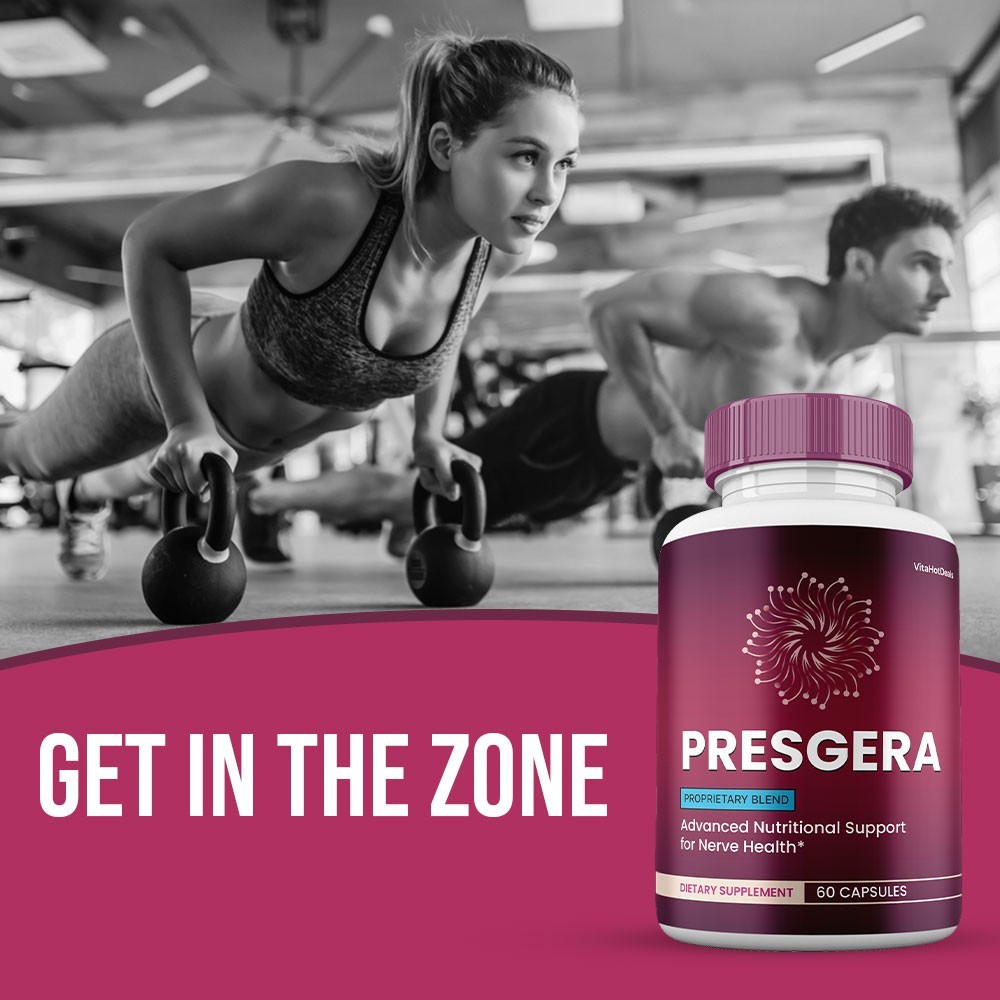 Presgera Capsules, Max Strength Nerve Health Supplement, Presgera (1 pack)