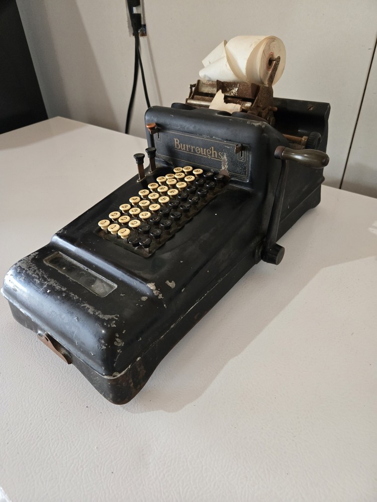 Antique Burroughs Class 3 Adding Machine