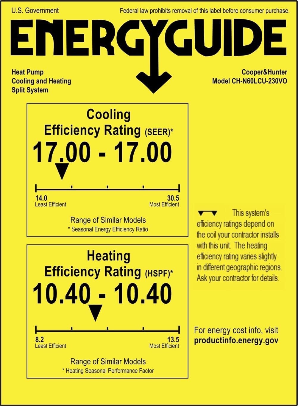60000 BTU Multi Position AC Mini Split Heat Pump Air Conditioner 17 SEER 5 TON