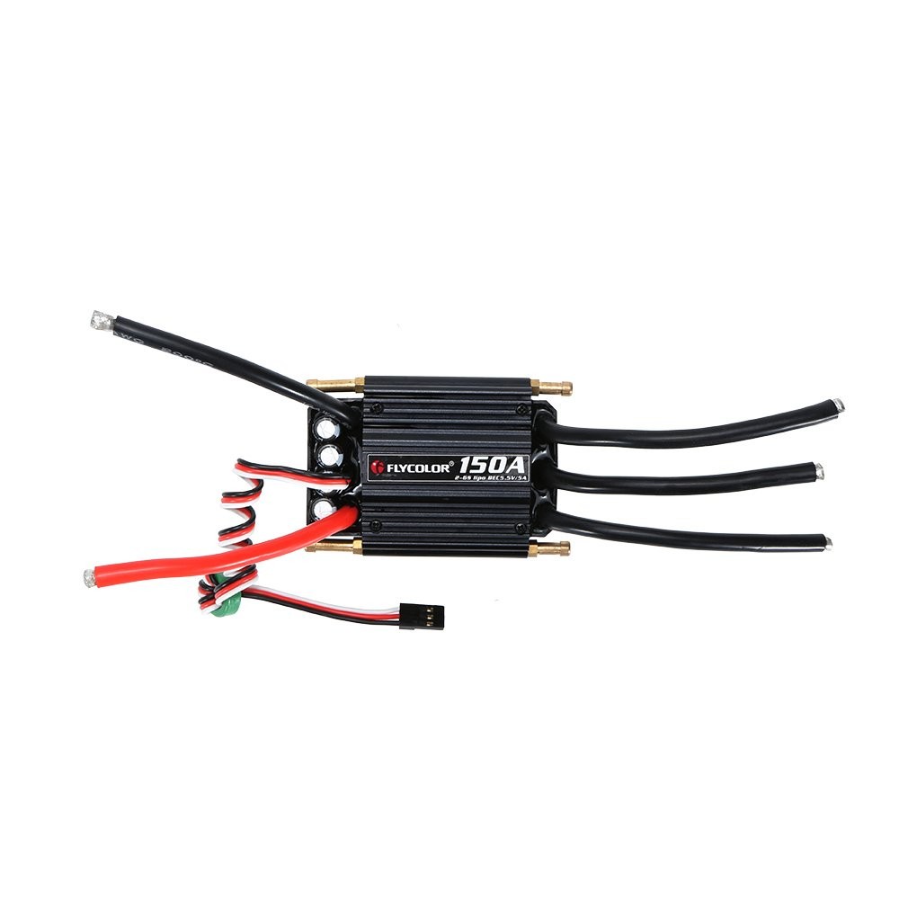 Goolsky Flycolor Waterproof 150A Brushless ESC Electronic Speed Controller wi