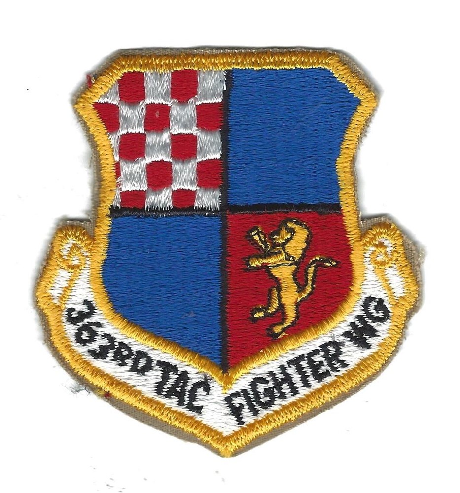 80's 363rd TAC FIGHTER WING patch