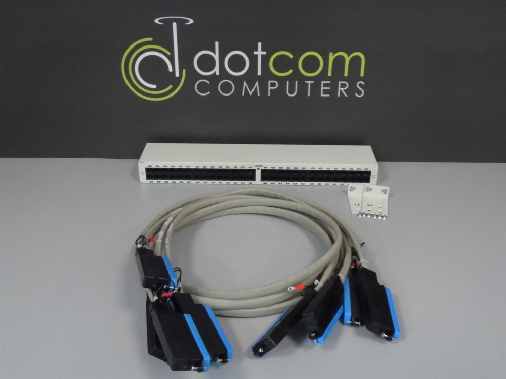 Adtran MX2800 1200291L2 56-Port Patch Panel 4x New Cables