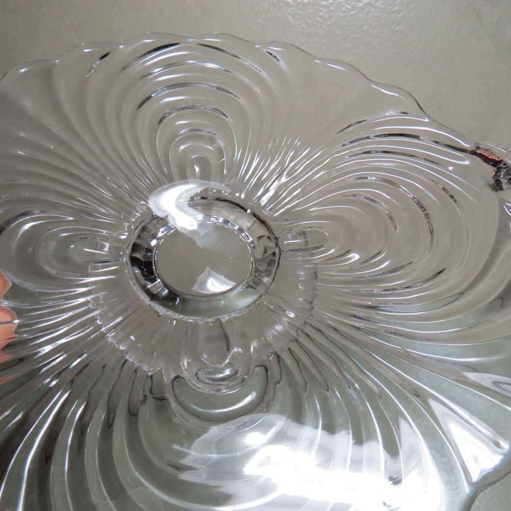 Cambridge Caprice Clear 2 Handled Tidbit Tray