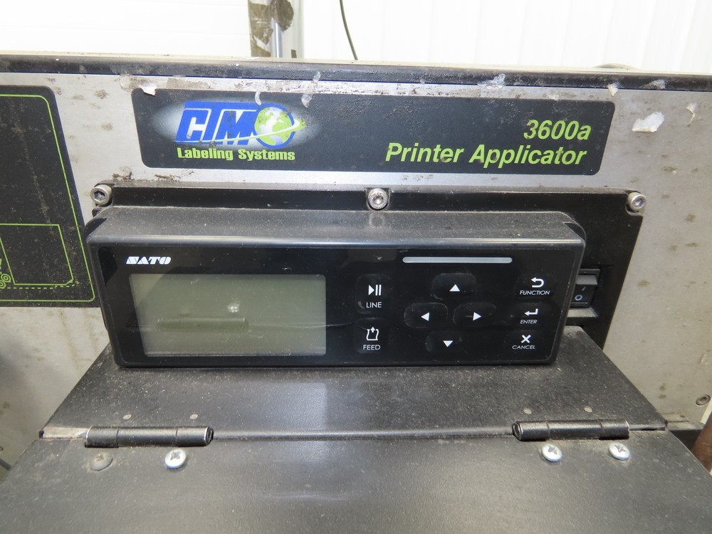 CTM 3600A-S84-EX High Speed Label Applicator SATO Thermal Printer 5" Width