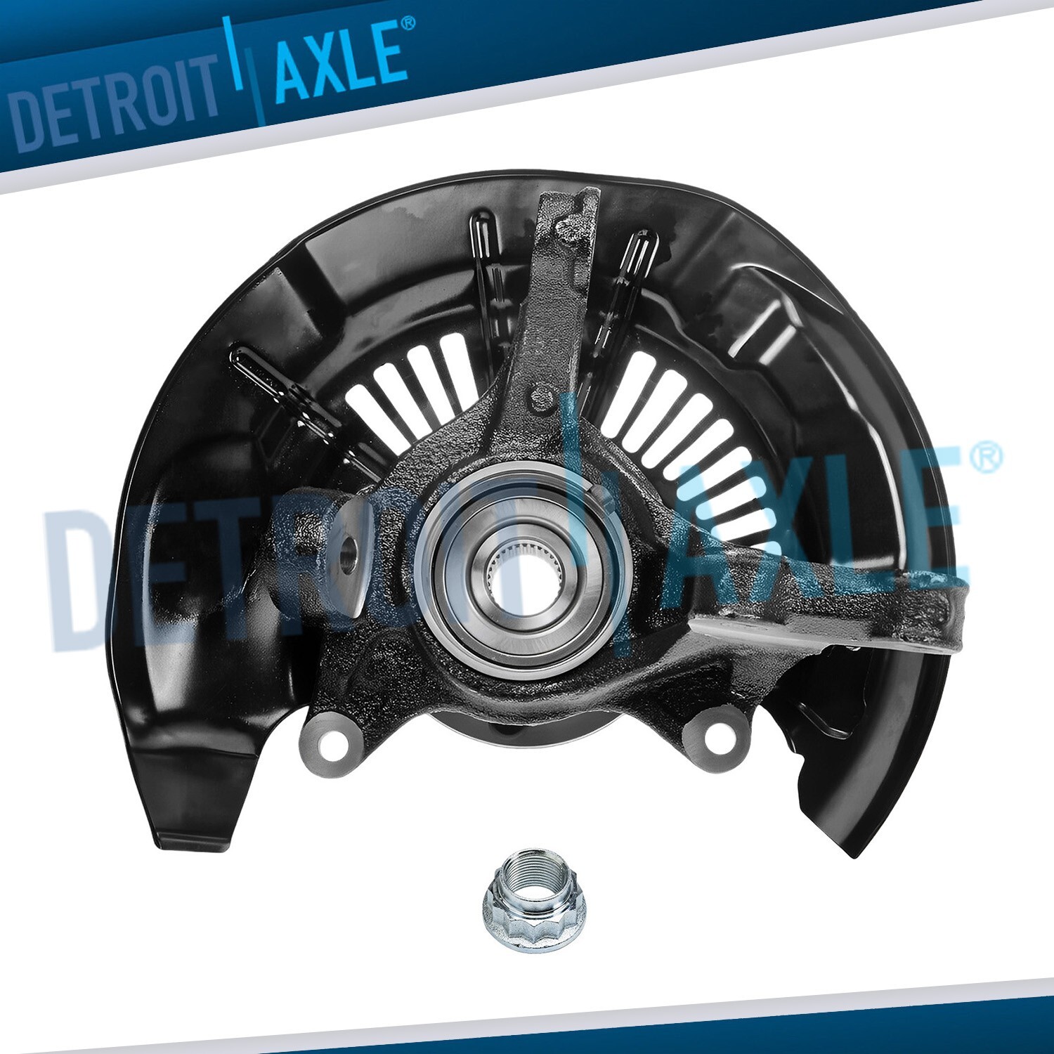 Front Left Knuckle & Wheel Hub Bearing for Toyota Highlander Lexus RX350 RX450h