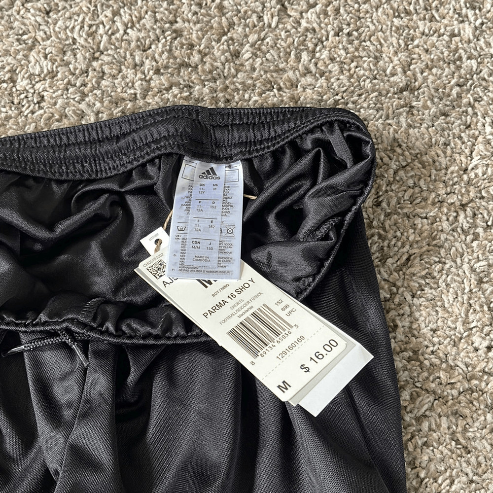 Adidas boys stripe jacket and Shorts size medium 11/12