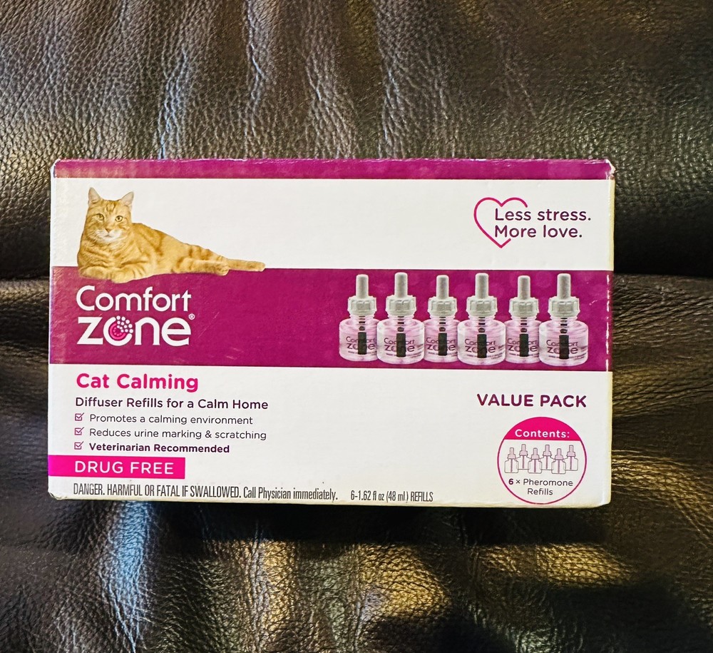 Comfort Zone Cat Calming Pheromone Diffuser - 100538643 (6 Pack)