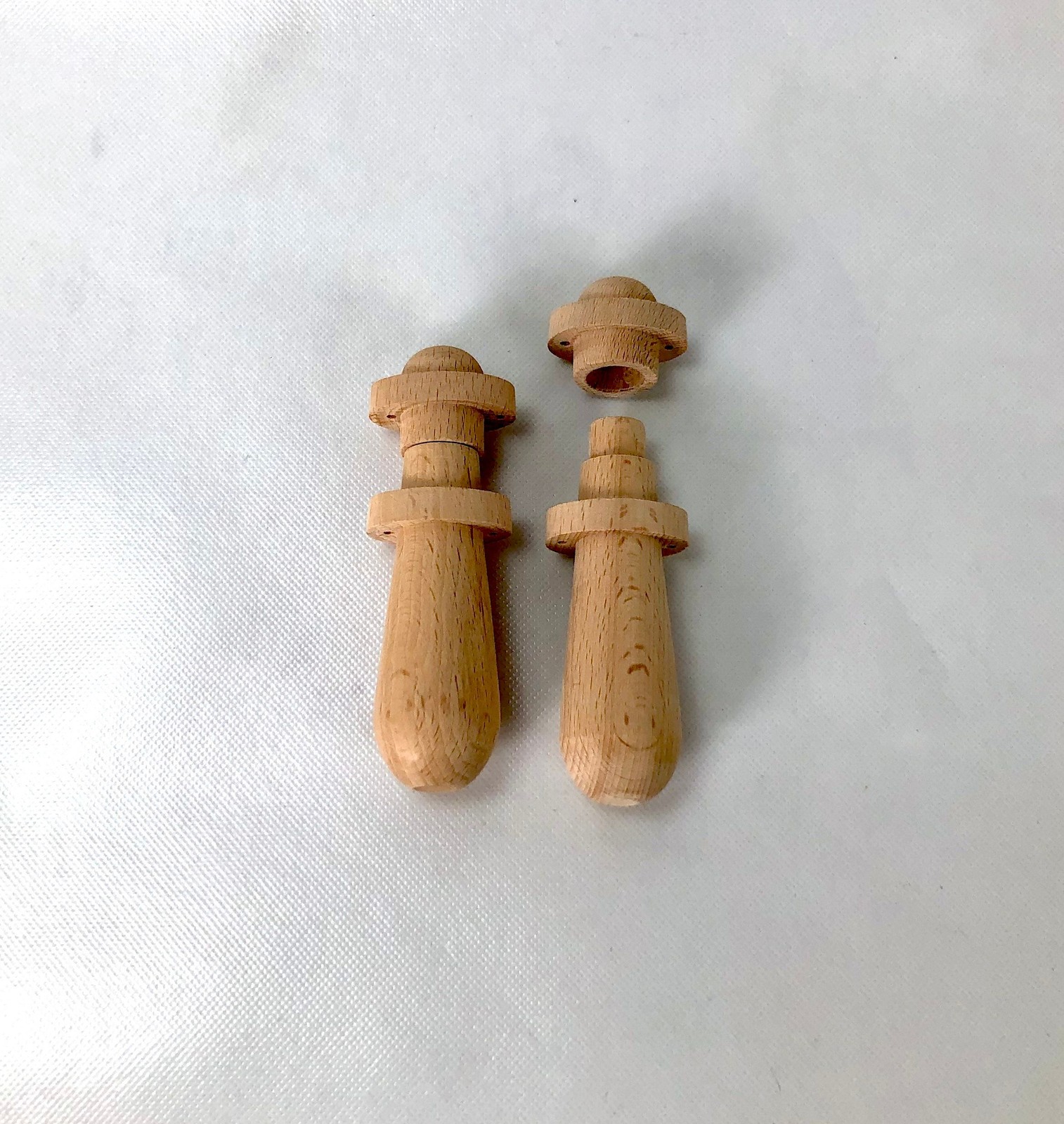 Wood Musketeer Chargers - "Apostles" for Matchlock Bandolier - 1 pair (2 pcs)