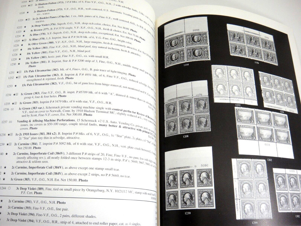 Kelleher Auction Catalog 1997 Proofs Essays Stamps Covers Autographs Revenues