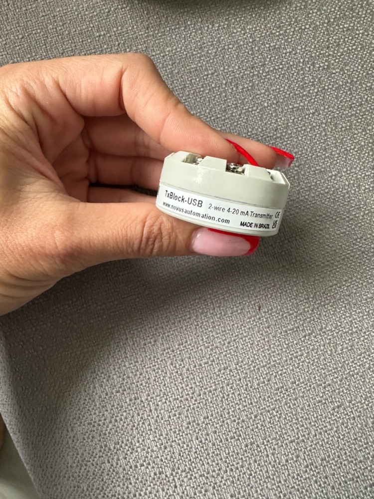 NOVUS Head Mounted Temperature Transmitter TxBlock-USB 4-20MA