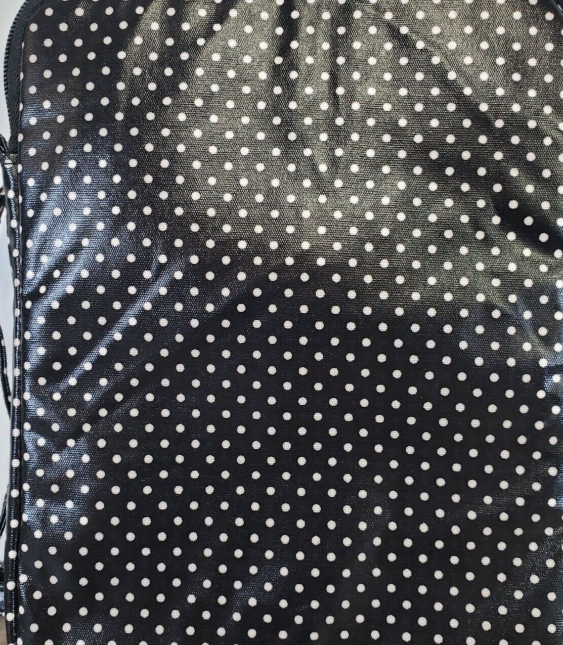 DISNEY MINNIE MOUSE Polka Dot Crossbody Bag Bow Detail RED BLACK RETRO STYLE