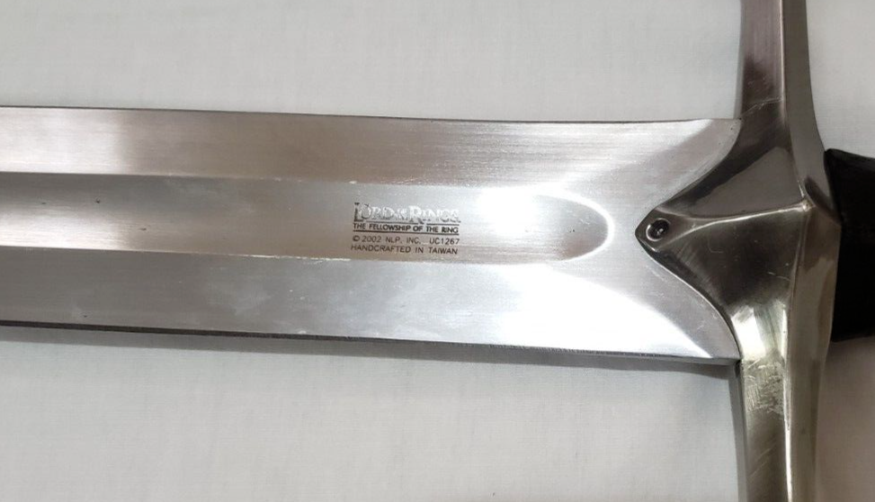 United Cutlery Lord of the Rings 2002 Narsil Sword of Elendil UC1267