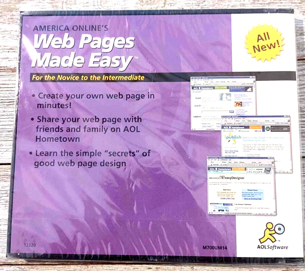 America OnLine's Web Pages Made Easy CD