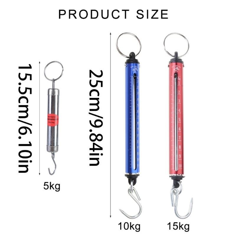Portable Mechanical Spring Scale Cylinder Balance With Hanging Hook Dynamometer