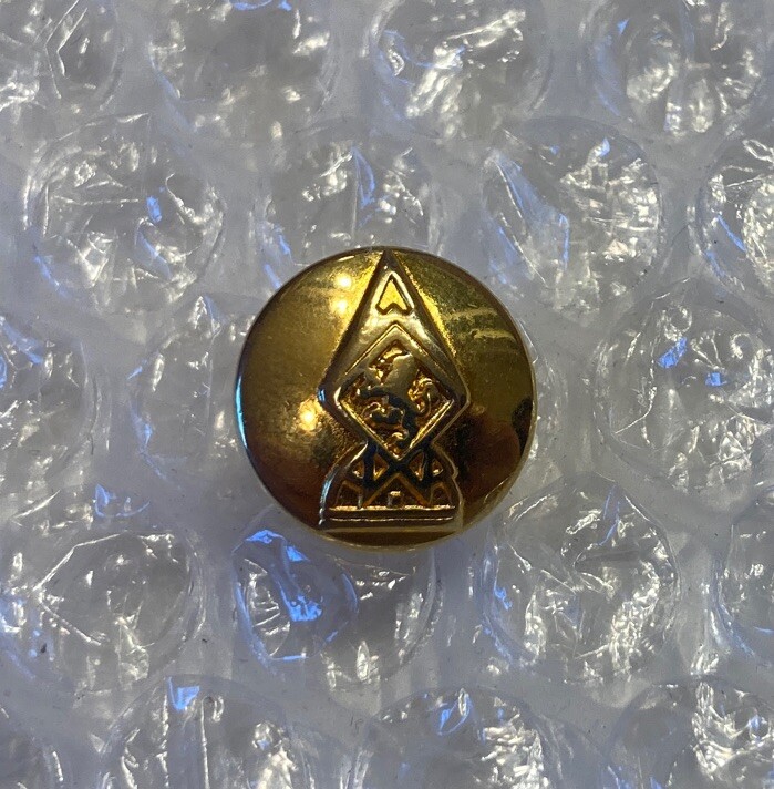 Austin Reed Blazer Button Logo Brass 5/8” Diameter For Cuff Sleeve Replacement